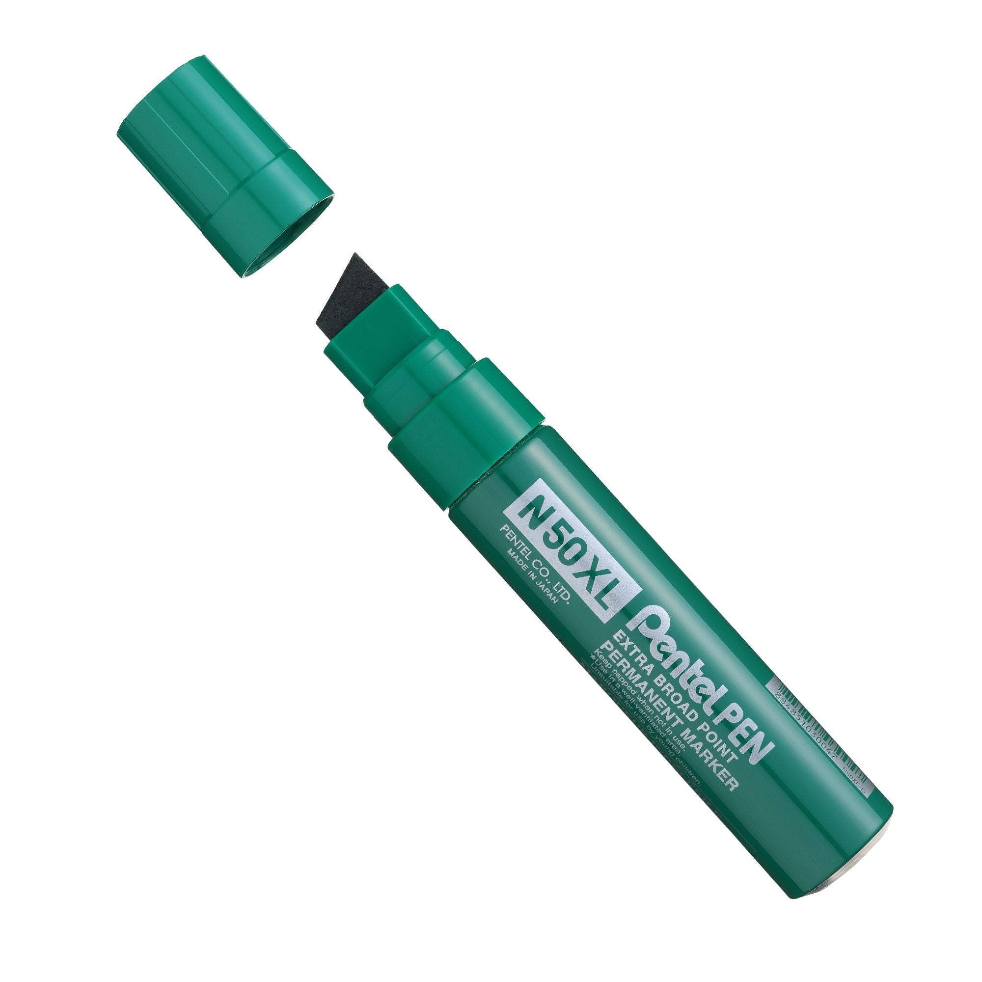 pentel-marcatore-n50-extra-large-verde-punta-scalpello-8-15-4mm