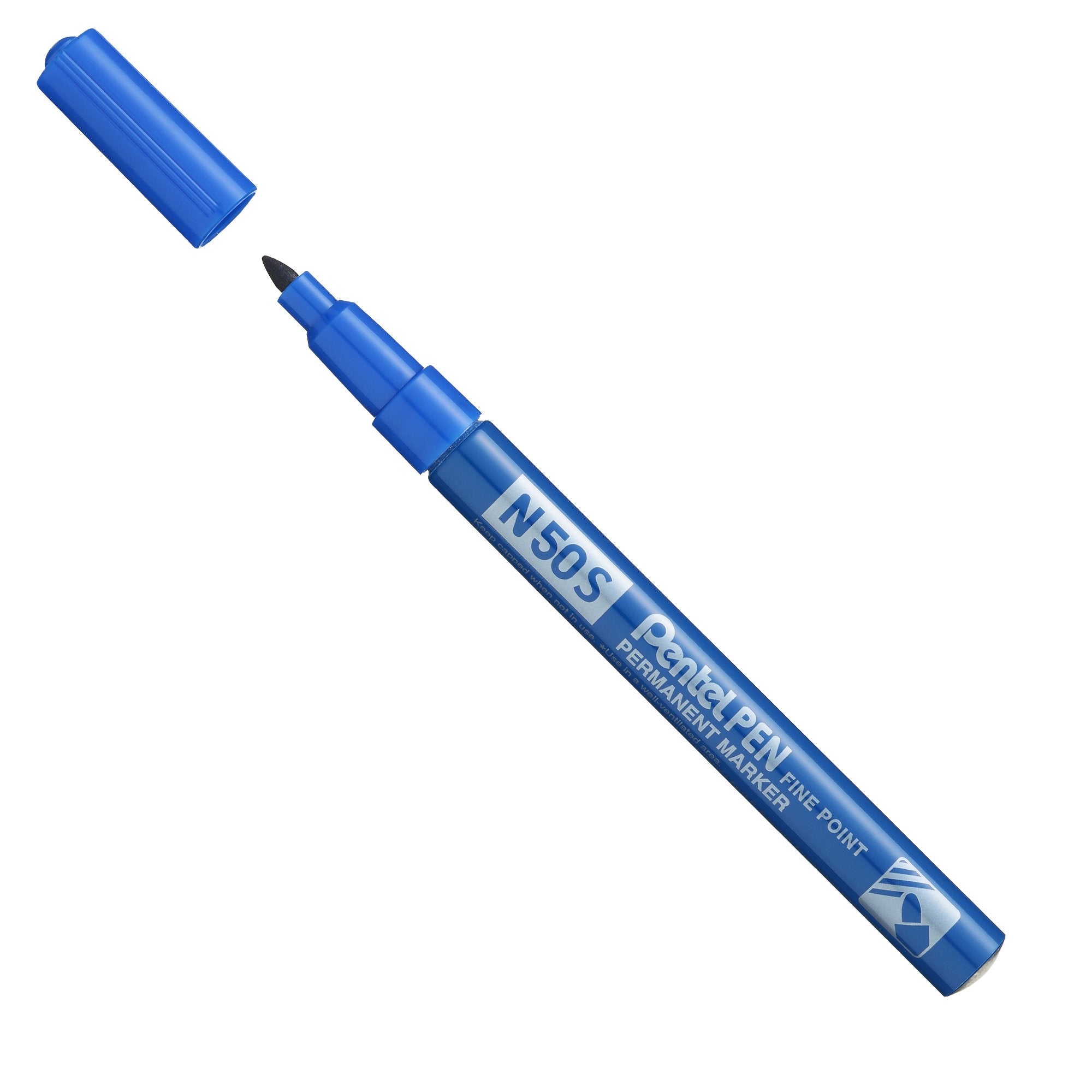 pentel-marcatore-n50-slim-blu-punta-tonda-3-18mm