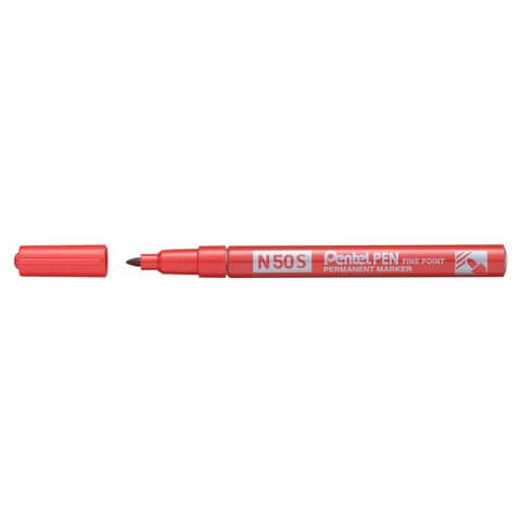 pentel-marcatore-n50-slim-rosso-punta-tonda-3-18mm