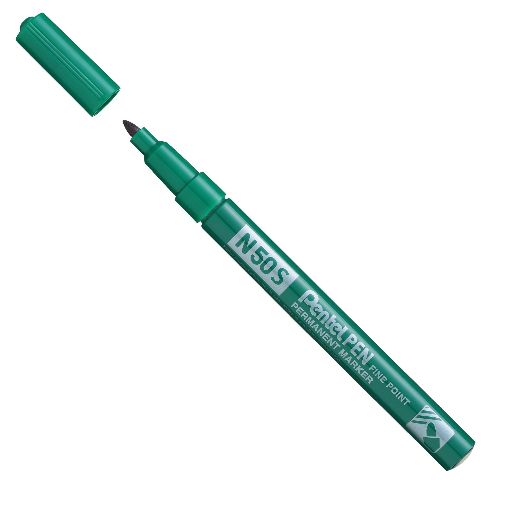 pentel-marcatore-n50-slim-verde-punta-tonda-3-18mm