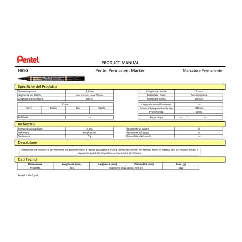 pentel-marcatore-permanente-n850-punta-conica-4-5-mm-nero-n850-ae