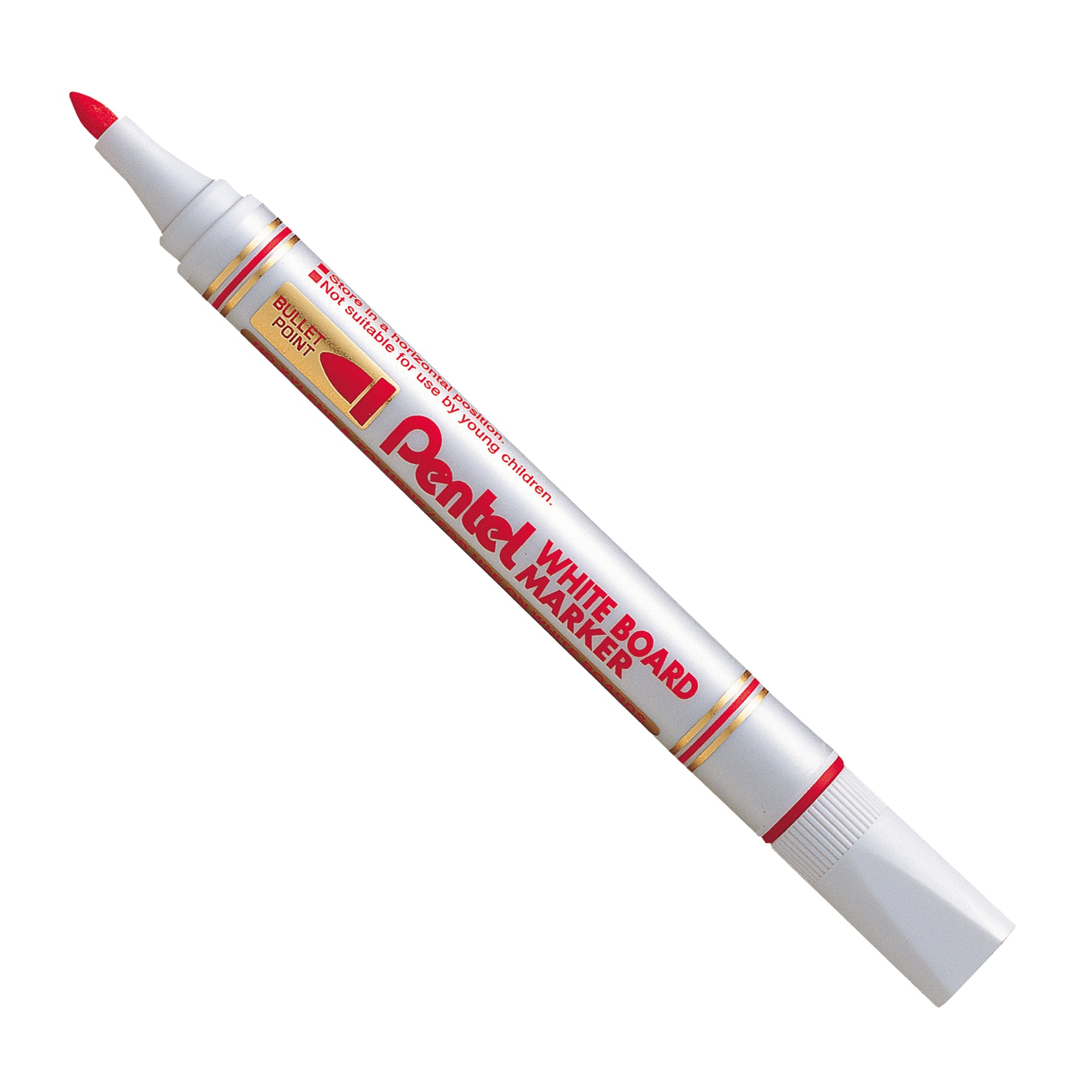 pentel-taschetta-4-marcatore-white-board-mw85-punta-tonda-amiko