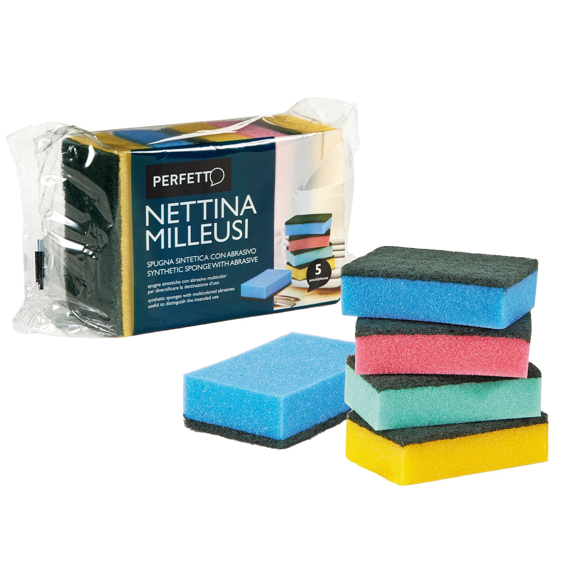 perfetto-conf-5-spugne-doppio-strato-nettina-milleusi