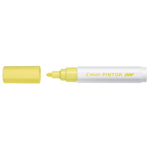 pilot-marcatore-multisuperficie-pintor-base-dacqua-punta-fibra-4-5-mm-giallo-pastello-002370