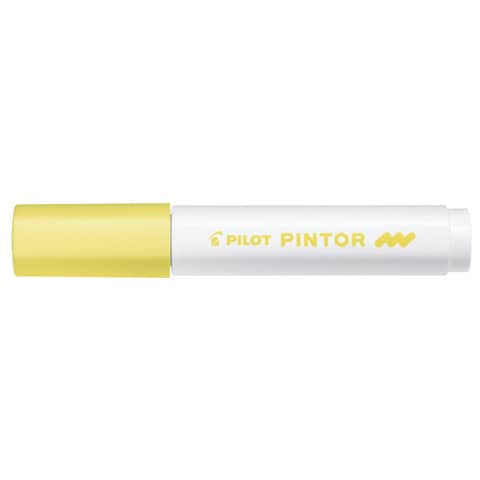 pilot-marcatore-multisuperficie-pintor-base-dacqua-punta-fibra-4-5-mm-giallo-pastello-002370