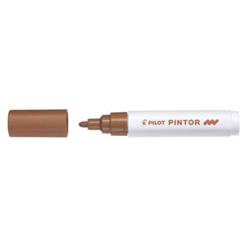 pilot-marcatore-multisuperficie-pintor-base-dacqua-punta-fibra-4-5-mm-marrone-002388