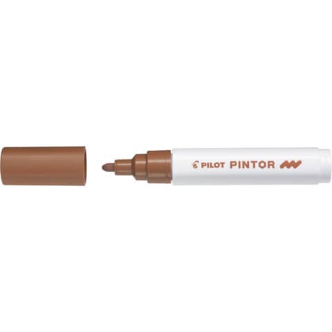 pilot-marcatore-multisuperficie-pintor-base-dacqua-punta-fibra-4-5-mm-marrone-002388