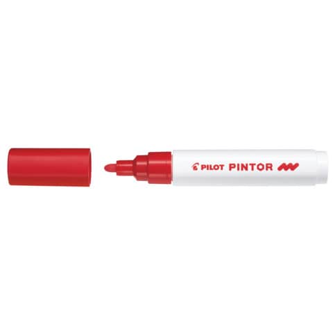 pilot-marcatore-multisuperficie-pintor-base-dacqua-punta-fibra-4-5-mm-rosso-002385