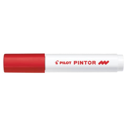 pilot-marcatore-multisuperficie-pintor-base-dacqua-punta-fibra-4-5-mm-rosso-002385