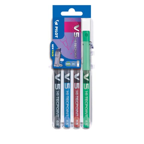 pilot-penna-roller-inchiostro-liquido-hi-tecpoint-v5-punta-0-5-mm-4-colori-set2go-4-pezzi-011689