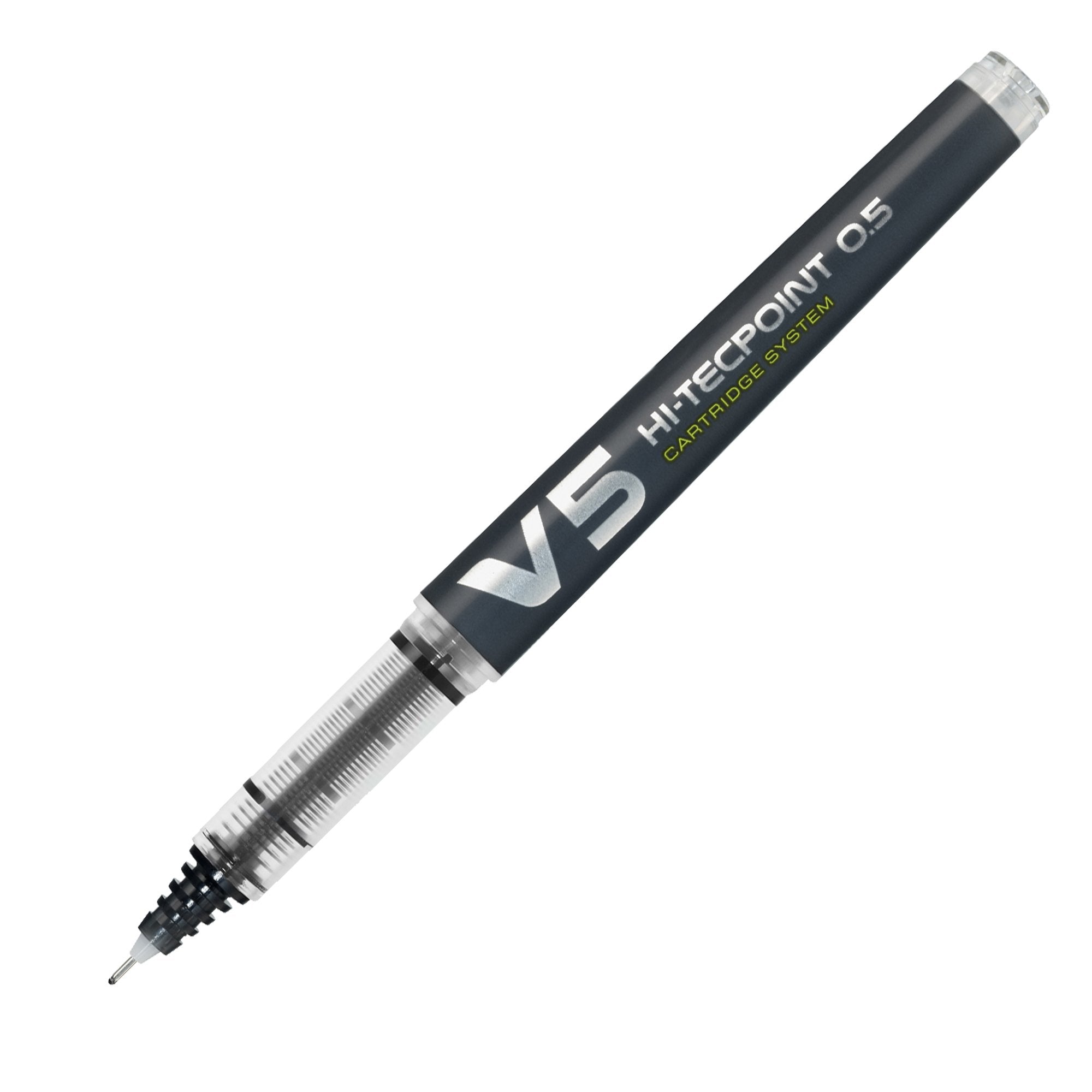 pilot-roller-hi-tecpoint-v5-ricaricabile-nero-begreen