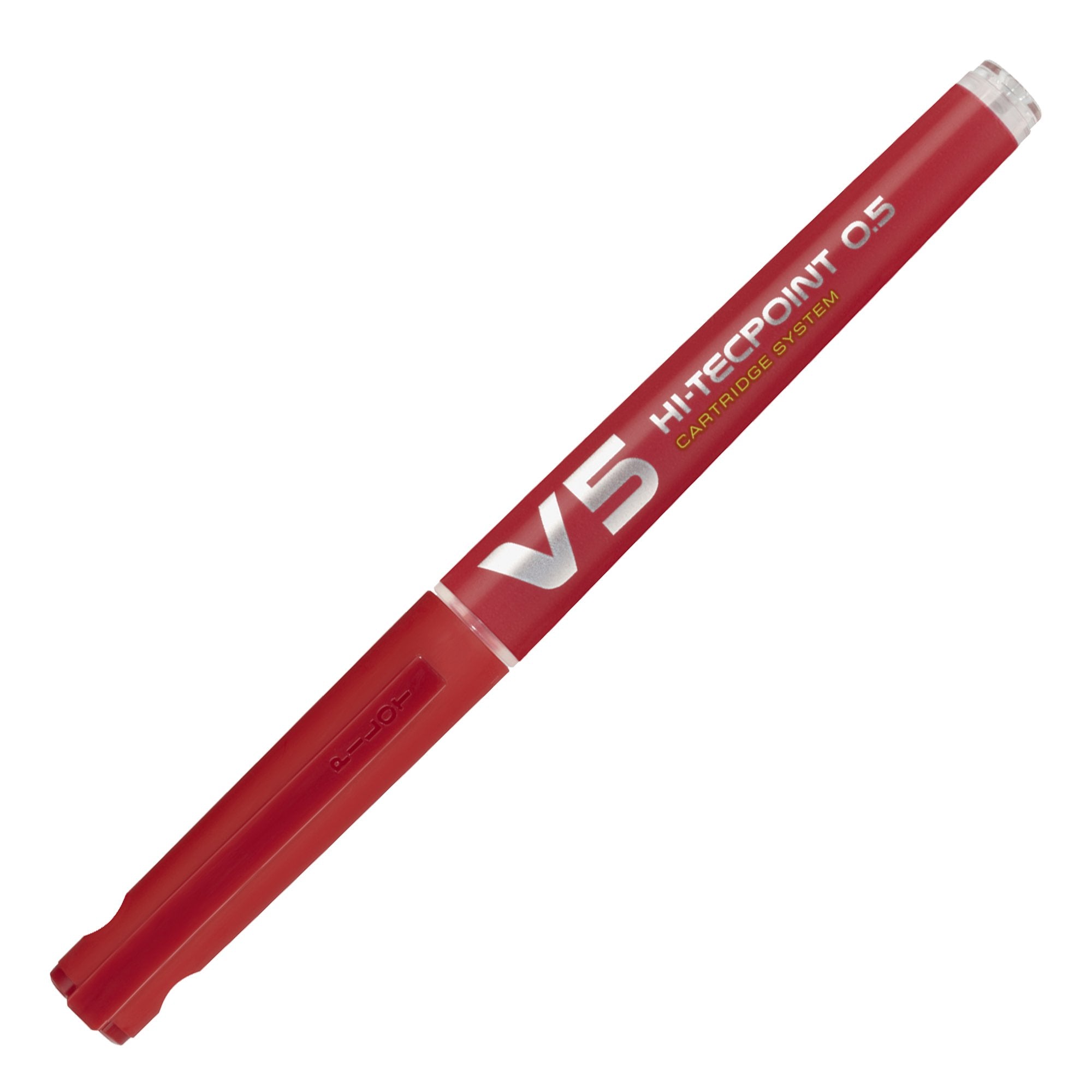 pilot-roller-hi-tecpoint-v5-ricaricabile-rosso-begreen