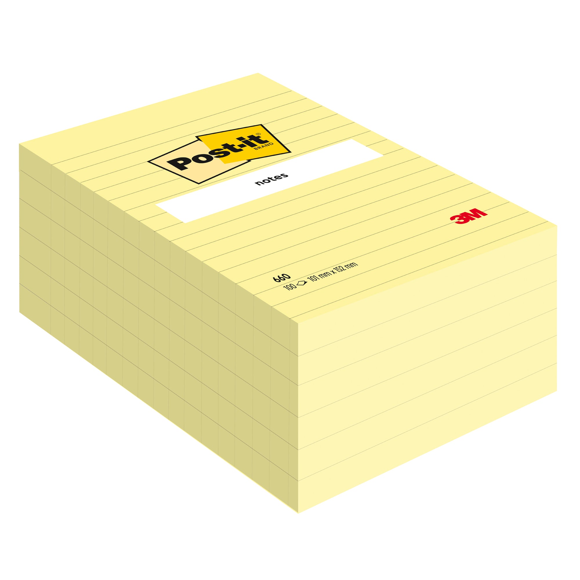 post-it-blocco-100fg-giallo-canary-102x152mm-giallo-righe-660