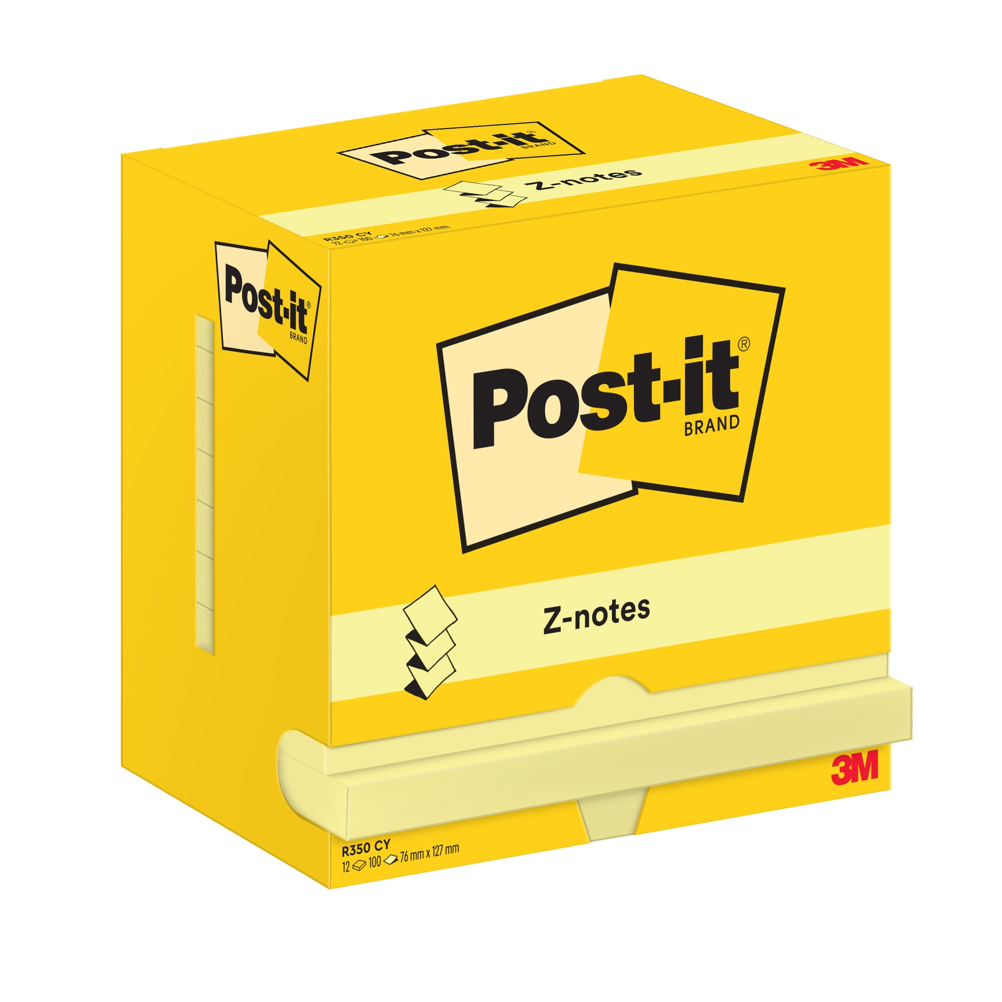 post-it-blocco-100fg-super-sticky-z-notes-r350-giallo-canary-76x127mm