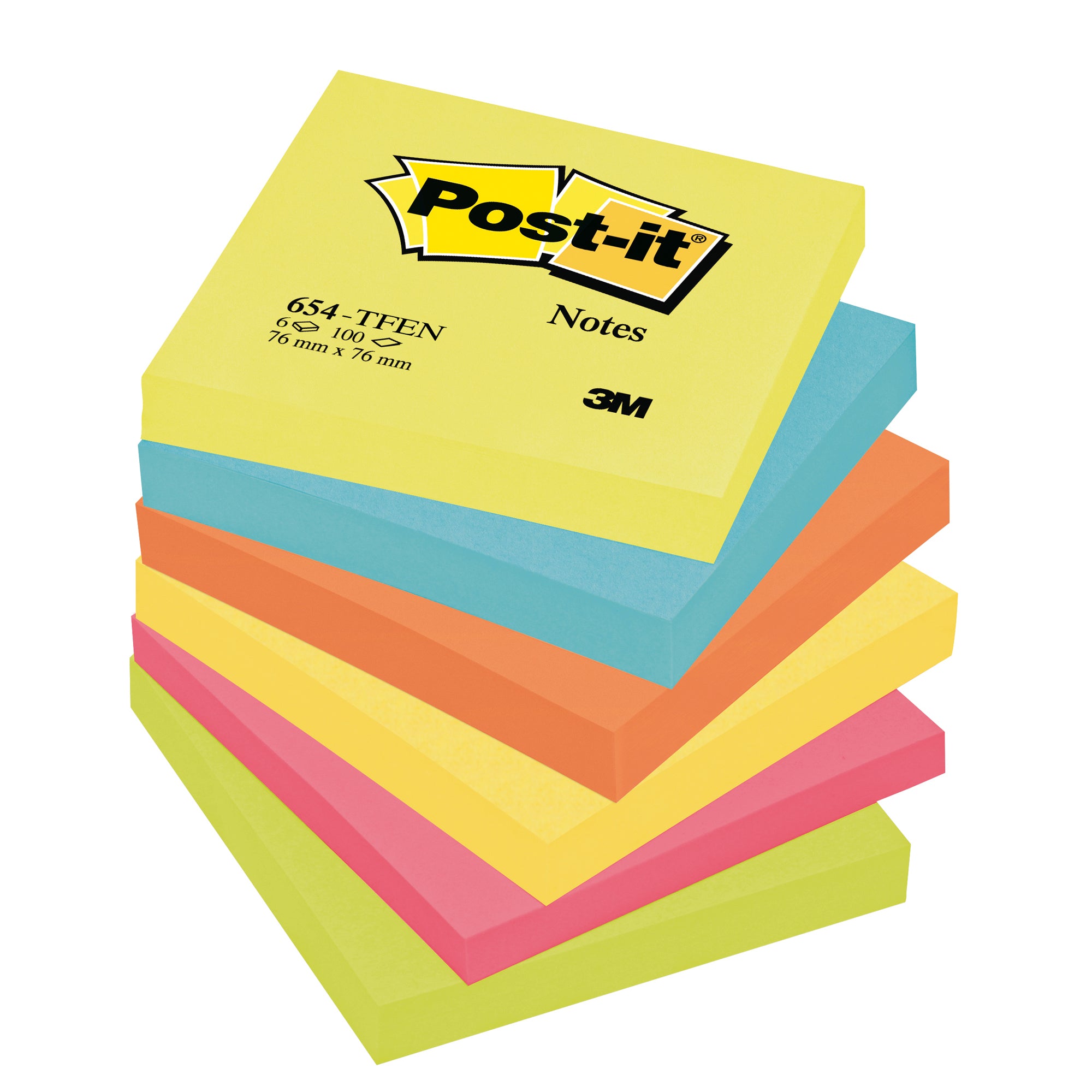 post-it-blocco-100foglietti-76x76mm-654-tfen-energy-72gr-assortito