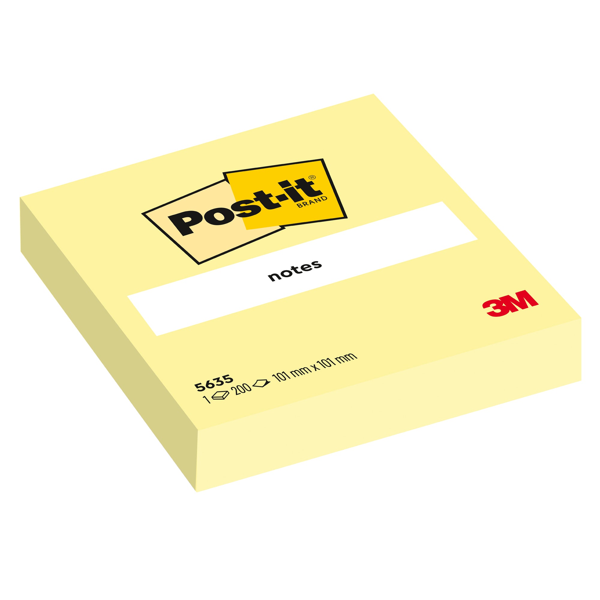 post-it-blocco-200fg-giallo-canary-100x100mm-5635