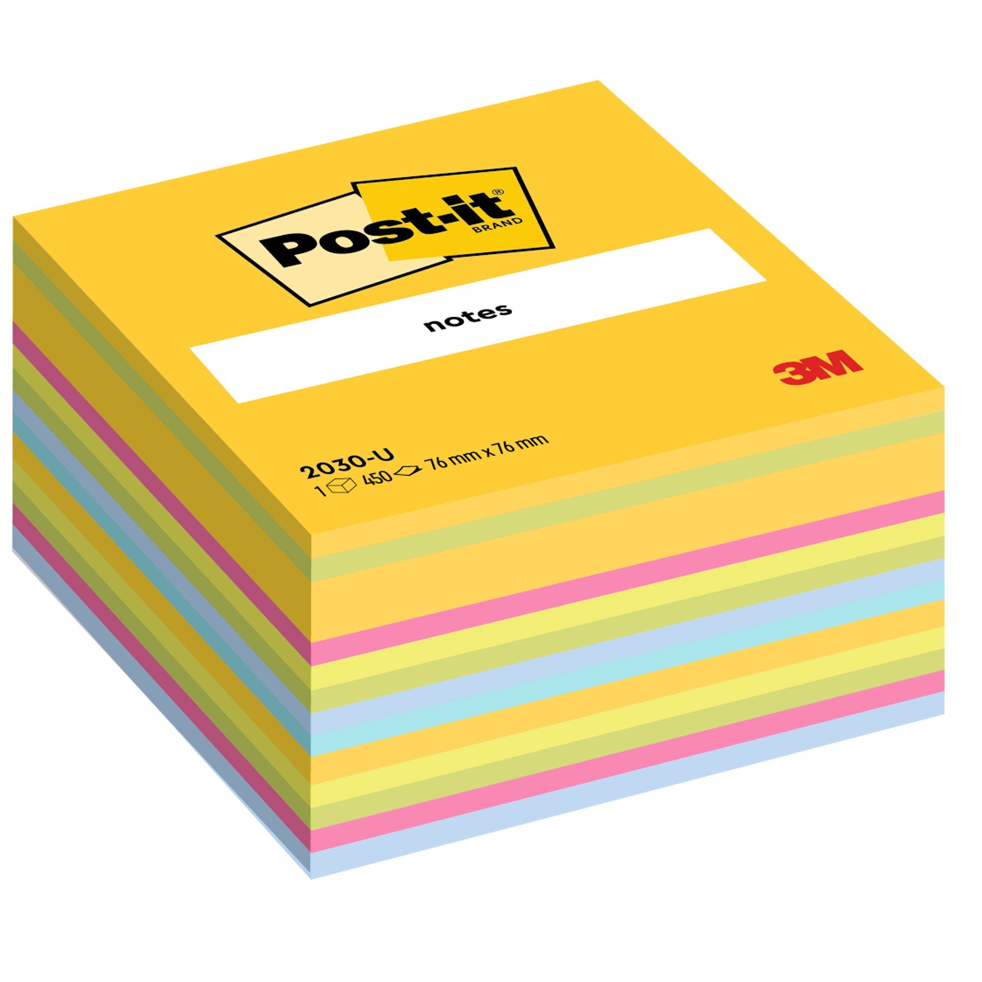 post-it-blocco-cubo-450foglietti-76x76mm-2030-u-ultracolor