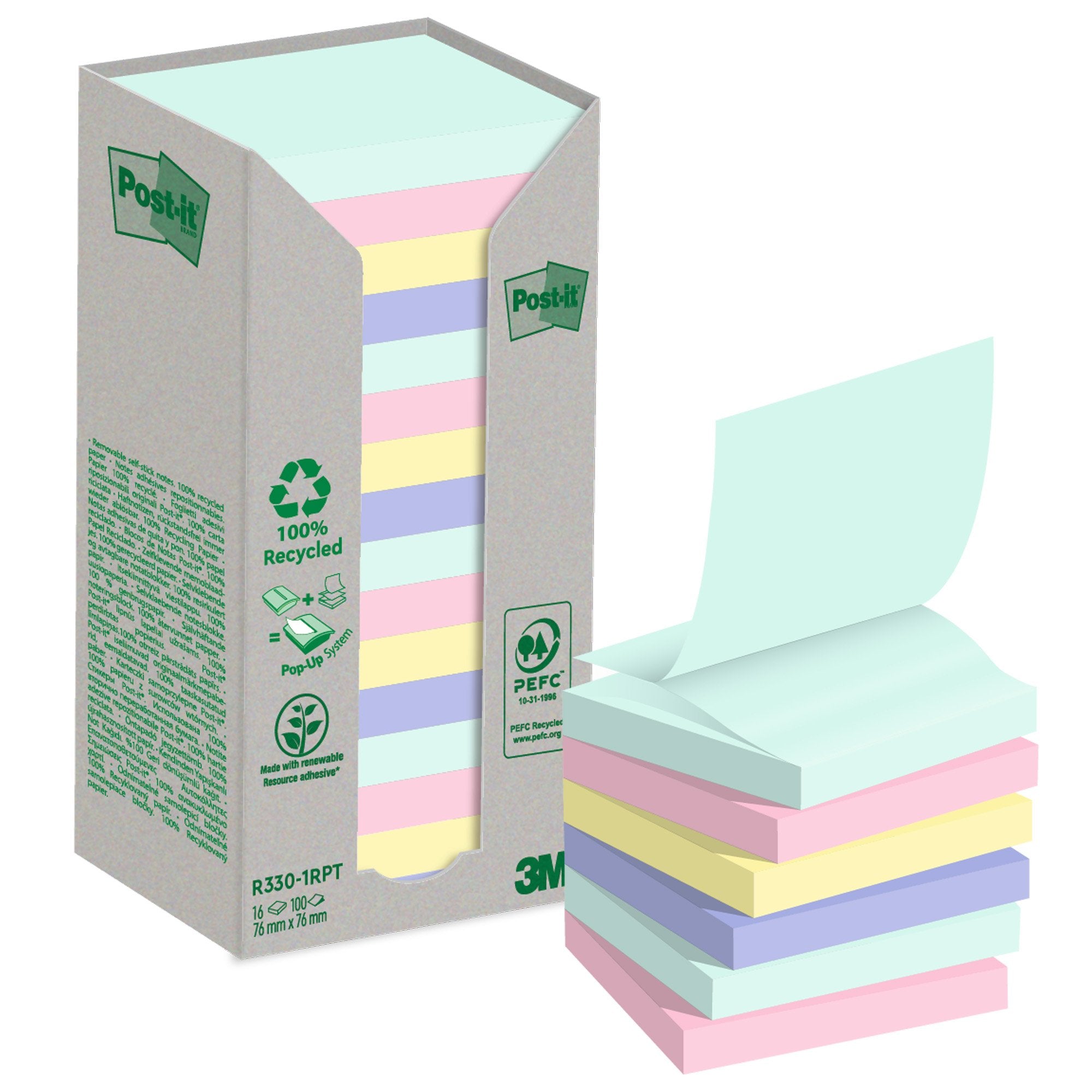 post-it-cf-16pz-blocco-100-fg-z-notes-green-76x76mm-r330-1rpt-colori-pastello