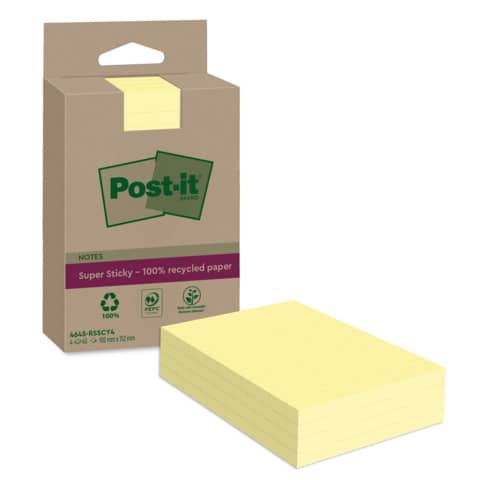 post-it-foglietti-post-it-super-sticky-carta-riciclata-100-righe-102x152-mm-45-fogli-blocchetto-conf-4-pz-canary