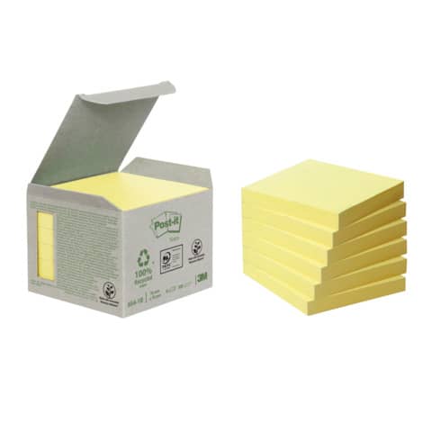 post-it-foglietti-riposizionabili-post-it-carta-riciclata-giallo-canary-76x76-mm-6-blocchetti-100-ff