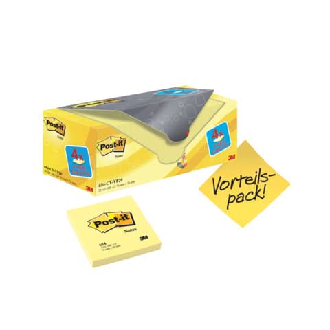 post-it-foglietti-riposizionabili-post-it-notes-giallo-canary-76x76-mm-value-pack-164-blocchetti-gratis-654-vp20