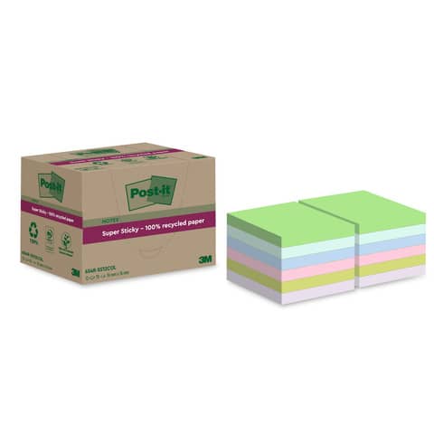 post-it-foglietti-riposizionabili-post-itsuper-sticky-carta-riciclata-100-assortiti-76x76-mm-12-blocchetti-70-ff