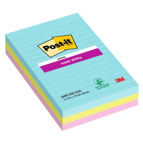 post-it-foglietti-xxl-cosmic-righe-assortiti-conf-3-blocchetti-90-ff-4690-ss3-cos