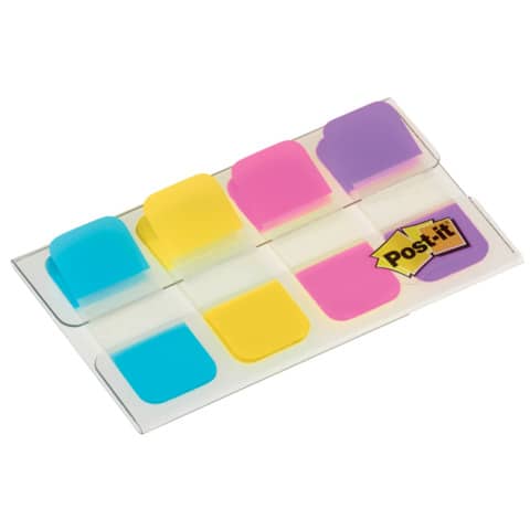 post-it-index-segnapagina-removibili-post-it-index-strong-mini-dispenser-4-blocchetti-10-ff-turchese-giallo-rosa-viola