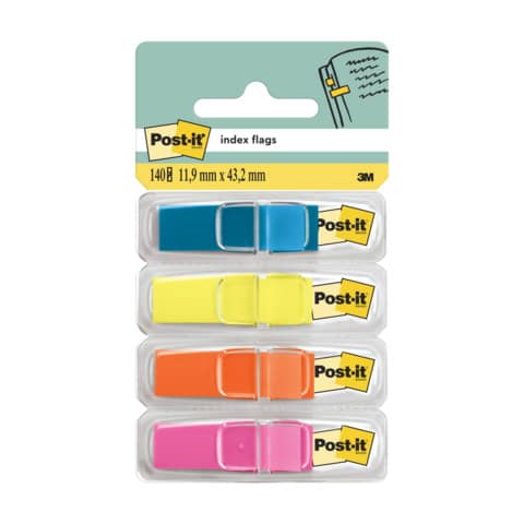 post-it-segnapagina-removibili-post-it-index-mini-dispenser-turchese-arancio-lime-rosa-4-conf-35-683-4abxeu