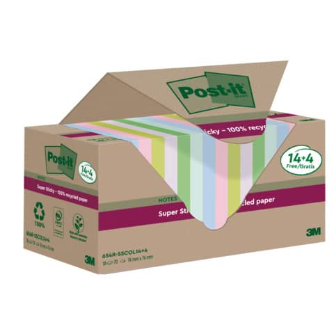 post-it-super-sticky-foglietti-riposizionabili-post-itsuper-sticky-carta-riciclata-100-assortiti-76x76-mm-18-blocchetti-70-ff