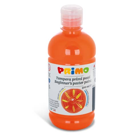 primo-tempera-brillante-bottiglia-pet-primi-passi-500-ml-arancione-202br500250