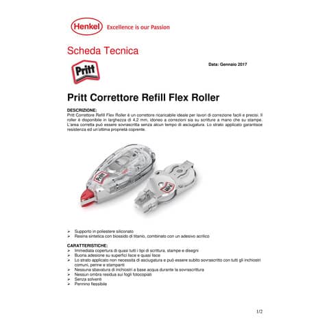 pritt-refill-correttore-nastro-flex-roller-system-4-2-mm-x-12-mt-2679536