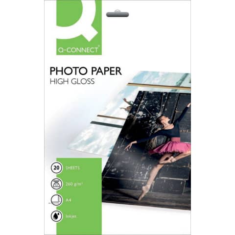 q-connect-carta-fotografica-inkjet-a4-bianco-260-g-mq-lucida-conf-20-fogli-kf02163