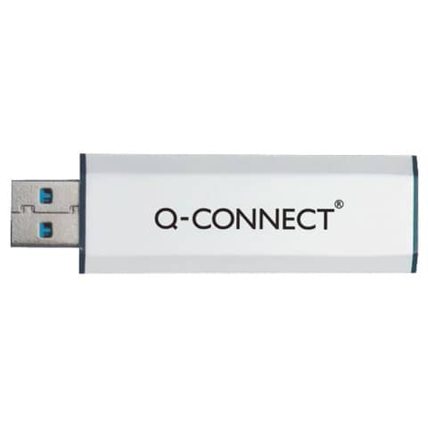 q-connect-chiavetta-usb-super-speed-3-0-argento-nero-32-gb-kf16370