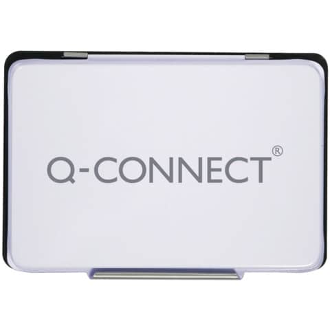 q-connect-cuscinetto-timbri-11x7-cm-nero-kf25211