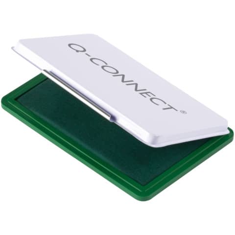 q-connect-cuscinetto-timbri-11x7-cm-verde-kf25210