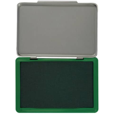 q-connect-cuscinetto-timbri-11x7-cm-verde-kf25210