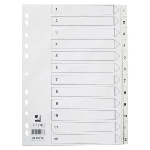 q-connect-divisore-numerico-bianco-22-5x29-7-cm-ppl-1-12-kf00178