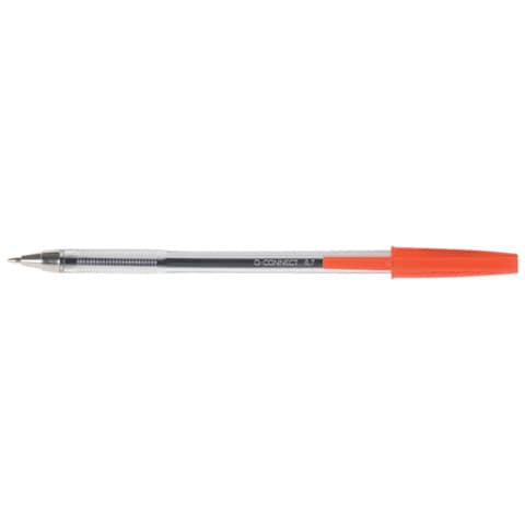 q-connect-penna-sfera-tratto-m-rosso-conf-20-pezzi-kf34044