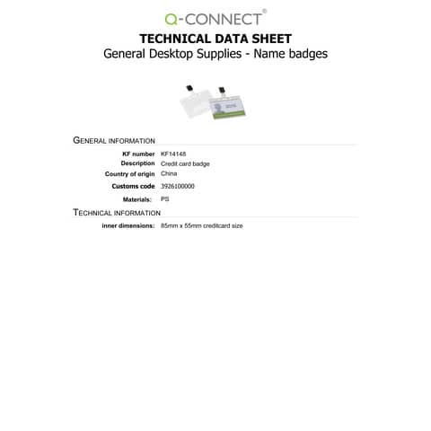 q-connect-portabadge-85x54-mm-clip-clip-conf-10-kf14148