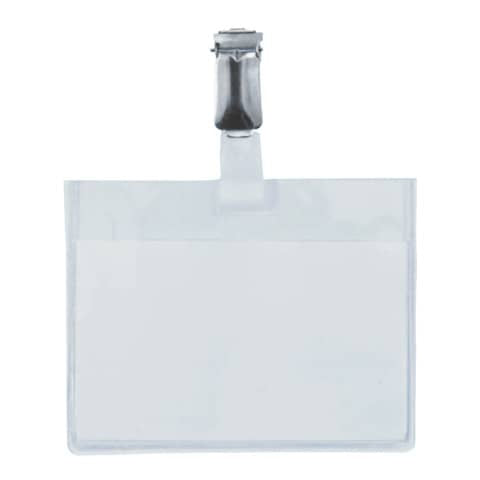 q-connect-portabadge-plastica-90x60-mm-clip-security-badge-chiuso-confezione-25-pezzi-kf01562