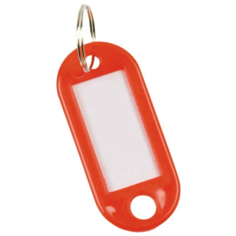 q-connect-targhetta-portachiavi-standard-plastica-5x2-2-cm-rosso-confezione-10-pezzi-kf10870