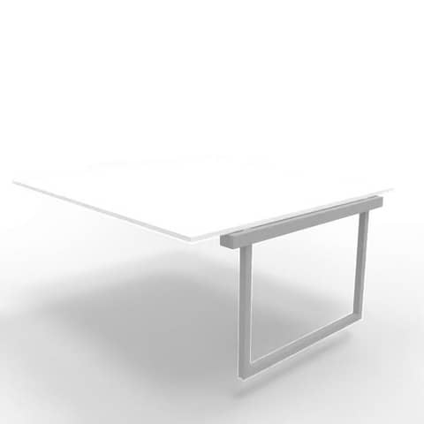 quadrifoglio-postazione-aggiuntiva-bench-piano-bianco-180x160xh-75-cm-gamba-anello-acciaio-argento-practika-p2-ecbia18-ba-a