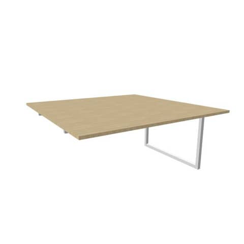 quadrifoglio-postazione-aggiuntiva-bench-piano-rovere-160x160xh-75-cm-gamba-anello-acciaio-argento-practika-p2-ecbia16-rk-a