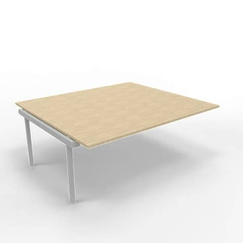 quadrifoglio-postazione-aggiuntiva-bench-piano-rovere-180x160xh-75-cm-gamba-ponte-acciaio-argento-practika-p3-ecbic18-rk-a