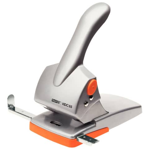 rapid-perforatore-2-fori-passo-8-max-65fg-hdc65-grigio-arancio