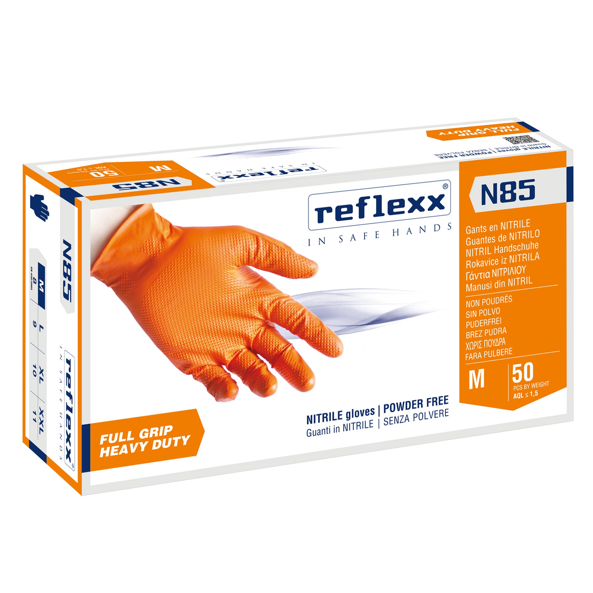 reflexx-conf-50-guanti-nitrile-n85-arancione-tg-m-ultra-resistenti