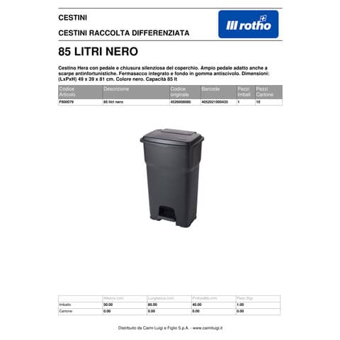 rotho-cestino-gettacarte-hera-85-l-pedale-coperchio-nero-f800079