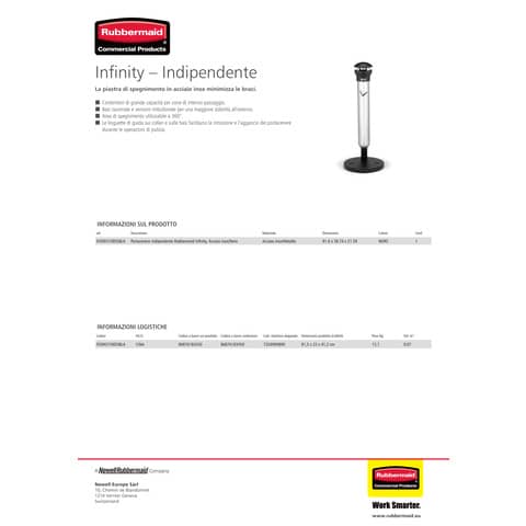 rubbermaid-colonnina-posacenere-infinity-stand-alone-nero-h-101-cm-diametro-40-cm-fg9w3100ssbla