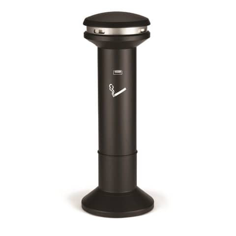 rubbermaid-posacenere-colonna-infinity-ultra-nero-h-105-cm-diametro-40-cm-fg9w3400bla